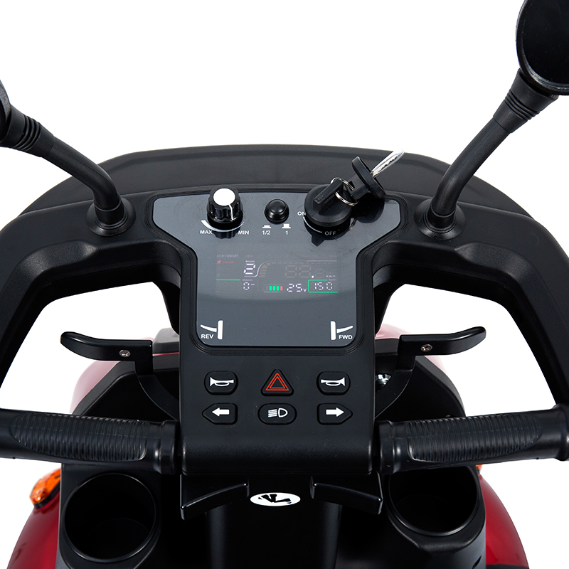 TK-500 Scooter Recreativa Elétrica Todo-Terreno de Alta Potência e 4 Rodas para Serviço Pesado