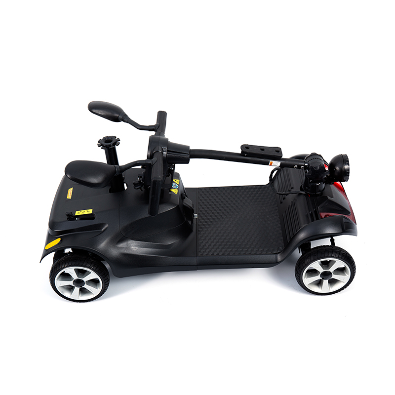 YL-07 Scooter de mobilidade elétrica dobrável para viagem de 4 rodas com cesta