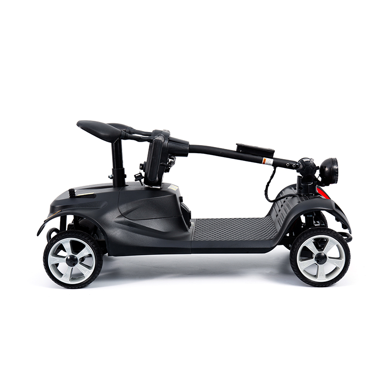 YL-07 Scooter de mobilidade elétrica dobrável para viagem de 4 rodas com cesta