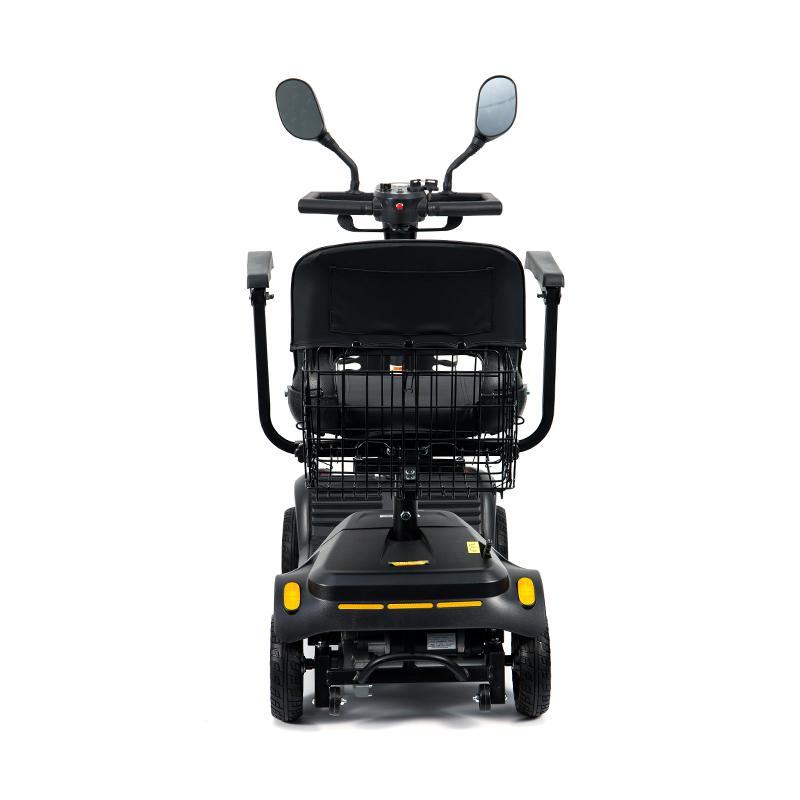 YL-07 Scooter de mobilidade elétrica dobrável para viagem de 4 rodas com cesta