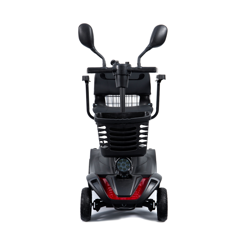 YL-07 Scooter de mobilidade elétrica dobrável para viagem de 4 rodas com cesta