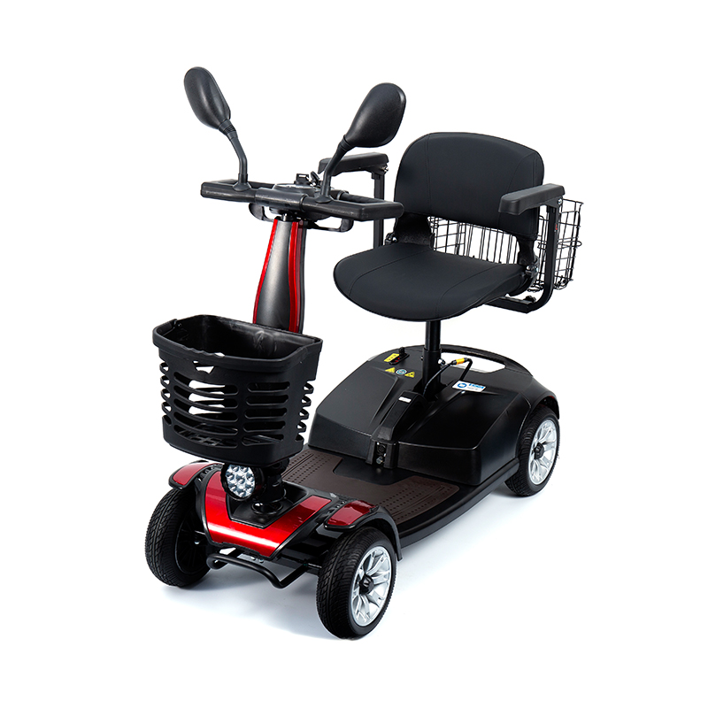 YL-01S Scooter de mobilidade motorizada dobrável portátil de 4 rodas para idosos