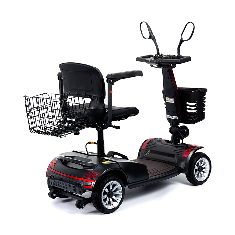 YL-01S Scooter de mobilidade motorizada dobrável portátil de 4 rodas para idosos