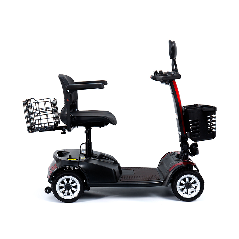YL-01S Scooter de mobilidade motorizada dobrável portátil de 4 rodas para idosos