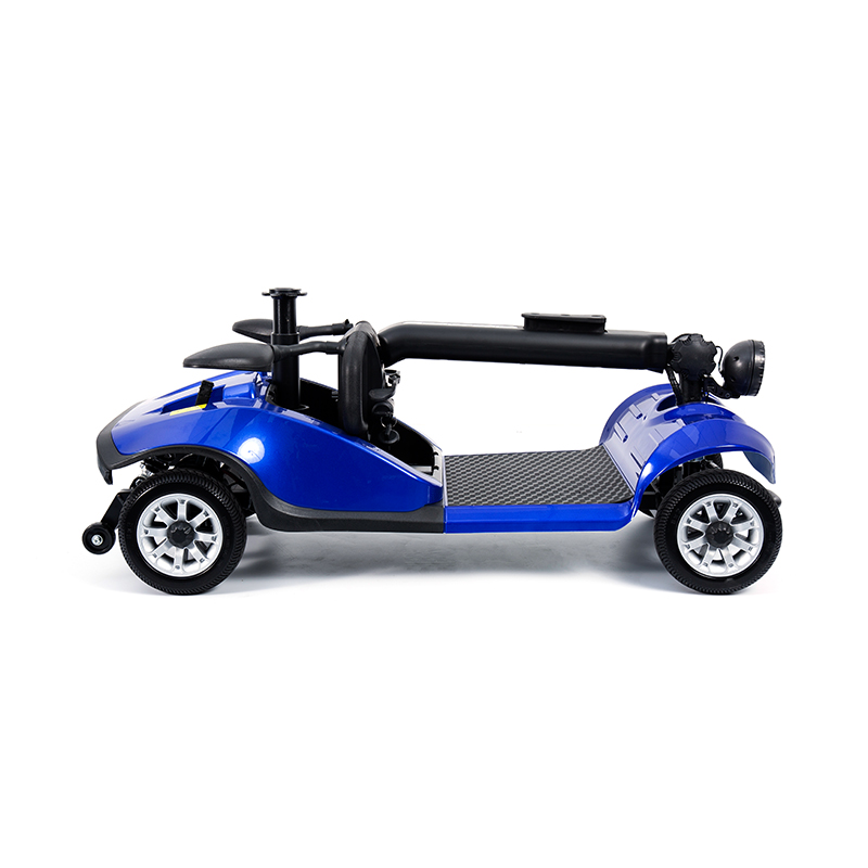 YL-09B Scooter de mobilidade leve dobrável de 4 rodas com cesta