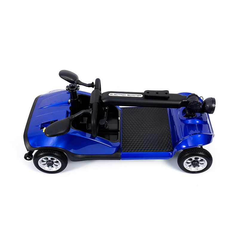 YL-09B Scooter de mobilidade leve dobrável de 4 rodas com cesta