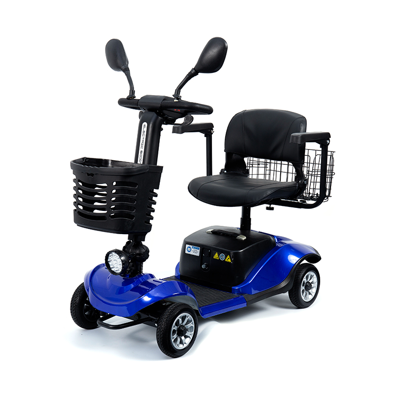 YL-09B Scooter de mobilidade leve dobrável de 4 rodas com cesta