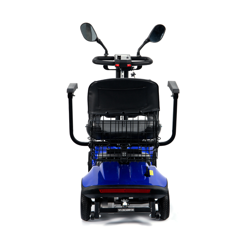YL-09B Scooter de mobilidade leve dobrável de 4 rodas com cesta