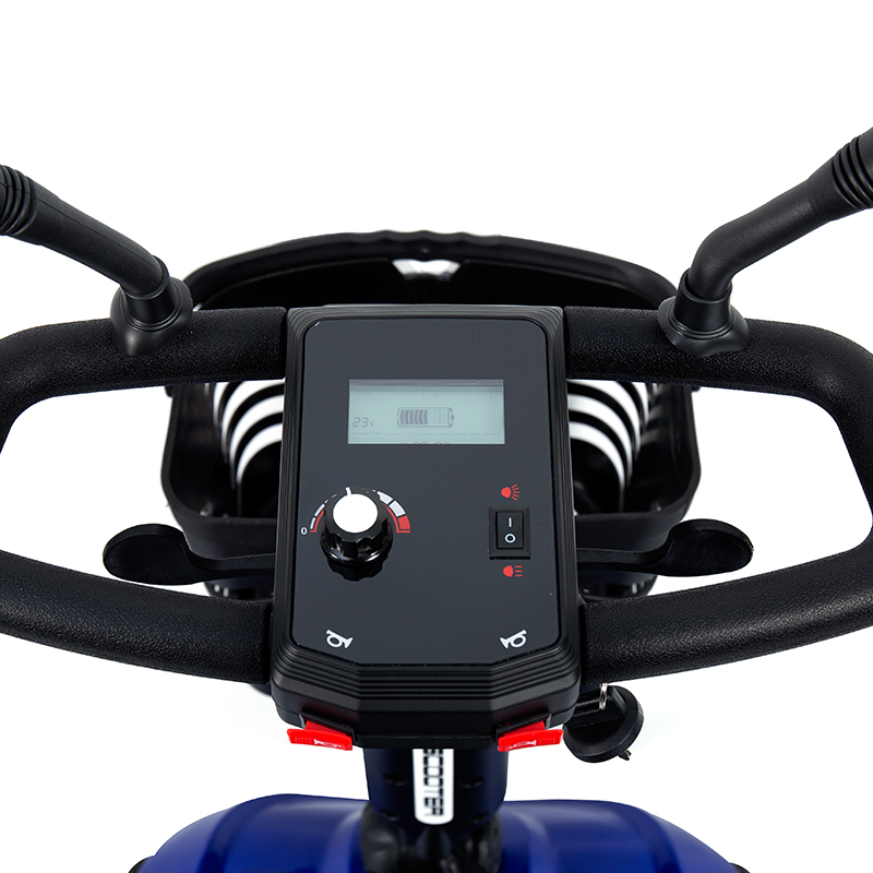 YL-09B Scooter de mobilidade leve dobrável de 4 rodas com cesta