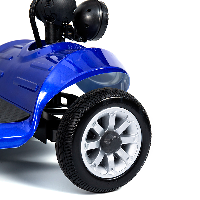 YL-09B Scooter de mobilidade leve dobrável de 4 rodas com cesta