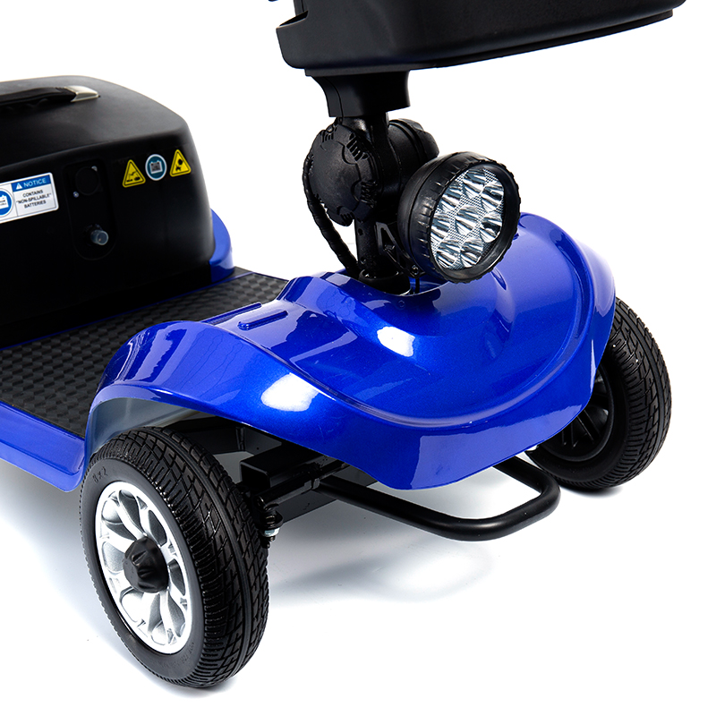 YL-09B Scooter de mobilidade leve dobrável de 4 rodas com cesta