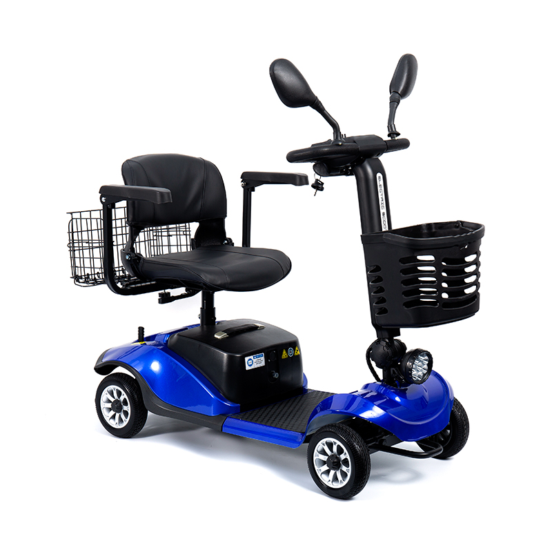 YL-09B Scooter de mobilidade leve dobrável de 4 rodas com cesta