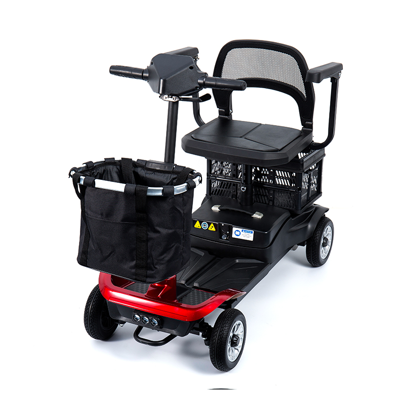 YL-02 Scooter leve de mobilidade de 4 rodas para idosos, com assento giratório de 360°