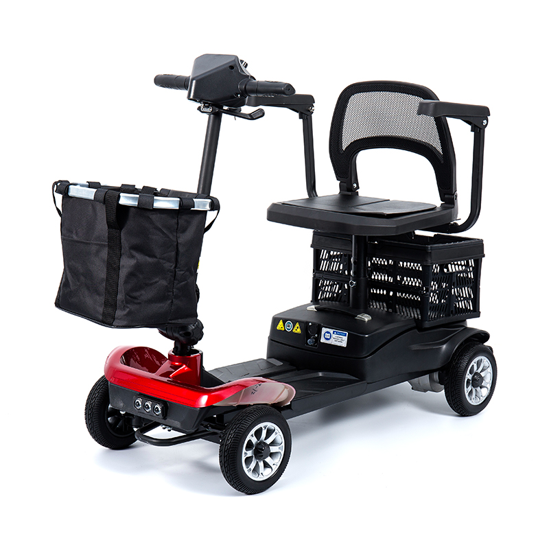 YL-02 Scooter leve de mobilidade de 4 rodas para idosos, com assento giratório de 360°