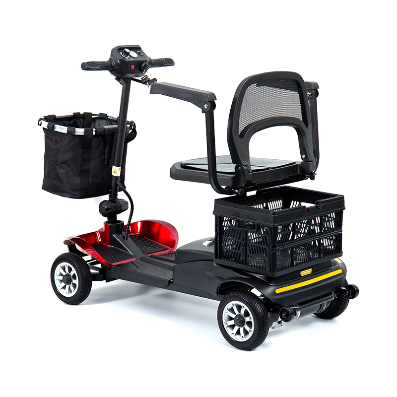 YL-02 Scooter leve de mobilidade de 4 rodas para idosos, com assento giratório de 360°