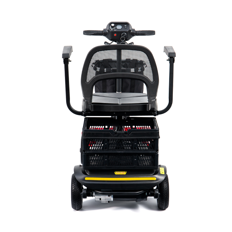 YL-02 Scooter leve de mobilidade de 4 rodas para idosos, com assento giratório de 360°