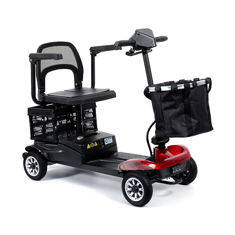 YL-02 Scooter leve de mobilidade de 4 rodas para idosos, com assento giratório de 360°