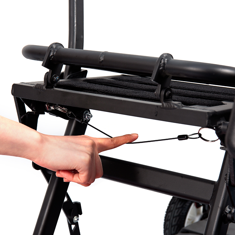 YL-211 Scooter Elétrica Turística de 4 Rodas para Idosos com Farol LED, Cesta