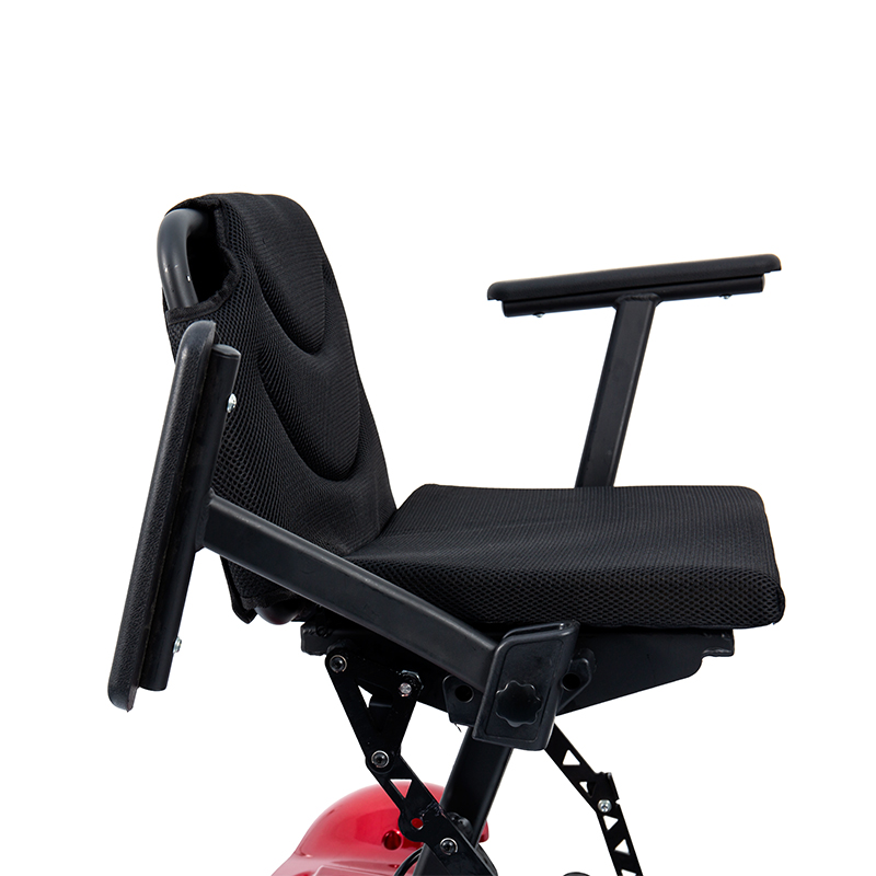 YL-211 Scooter Elétrica Turística de 4 Rodas para Idosos com Farol LED, Cesta