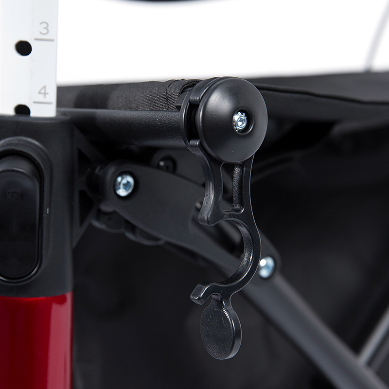 Rolo leve HES-R306 – dobrável, rodas TPR, ajustável, capacidade de peso de 150 kg