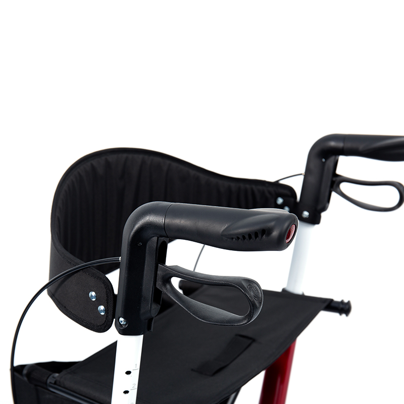 Rolo leve HES-R306 – dobrável, rodas TPR, ajustável, capacidade de peso de 150 kg